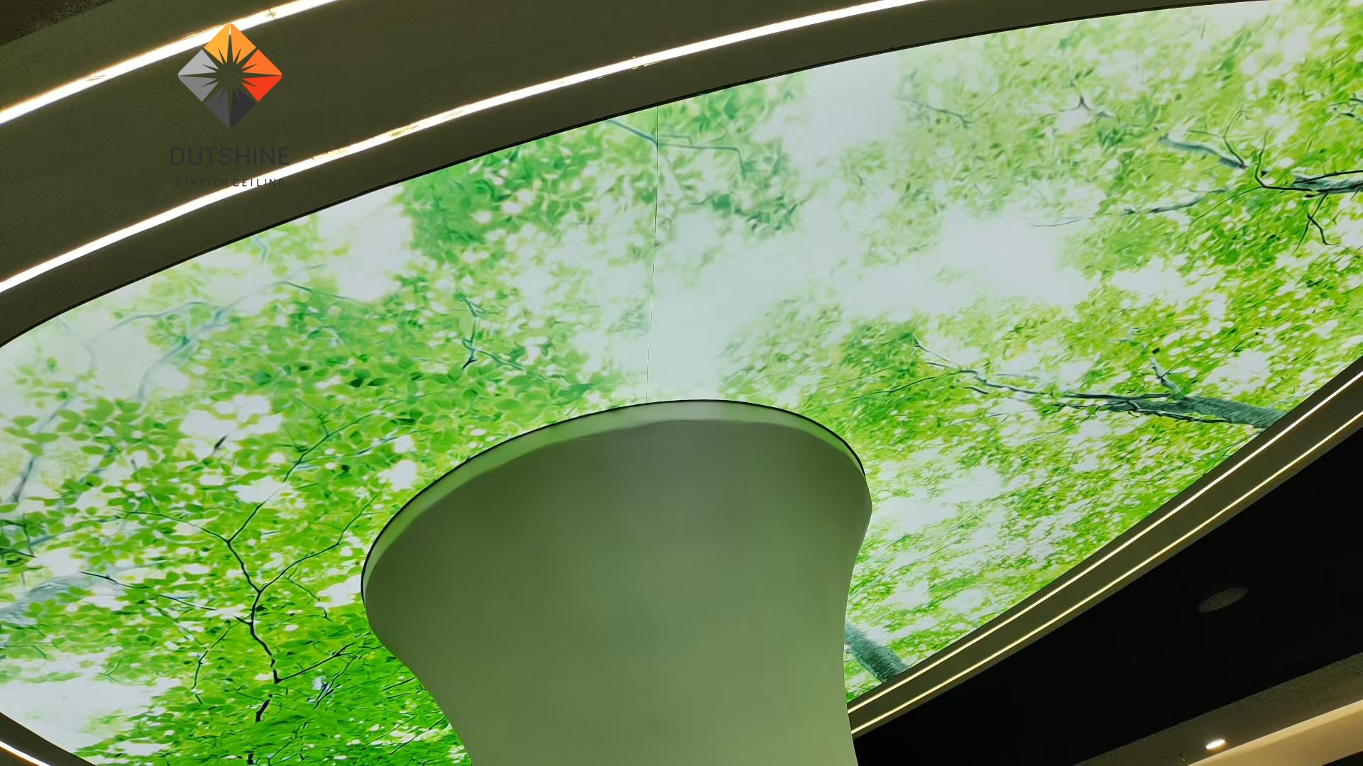 Stretch Ceilings images cheap price UV printed film (1)