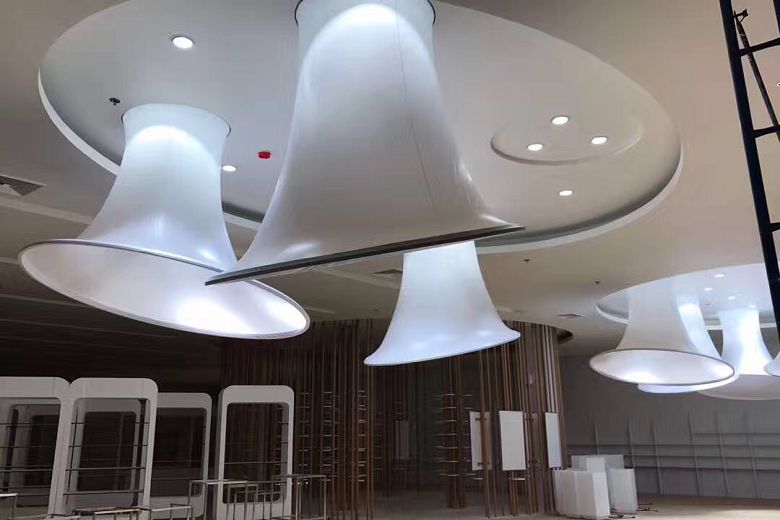 Structure PVC Stretch Ceiling film stretchable false ceiling Outshine Brand Chinese manufacturer cheap price