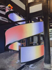 White Translucent PVC Stretch Ceiling Film with RGBW LED Lighting for Stair Steps factory direct price 