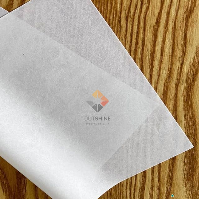 New Product DuPont PVC Stretch Ceiling White Translucent Film with Cloudy Like Effect Chinese Factory Price---Custom Size And Roll Size 3.2M X100M