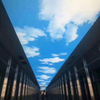 2025 Newest PVC stretch ceiling film Blue sky printing for interior decor factory price 