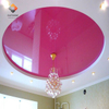 Best Selling Premium Glossy PVC Stretch Ceiling Pink color red color laqure plafon tendu- Mirror Finish for Modern Interiors