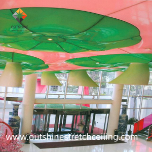 3D Framed Architectural Effect PVC Stretch Ceiling Art - Factory Direct Sales From Chinese Manufacturer.