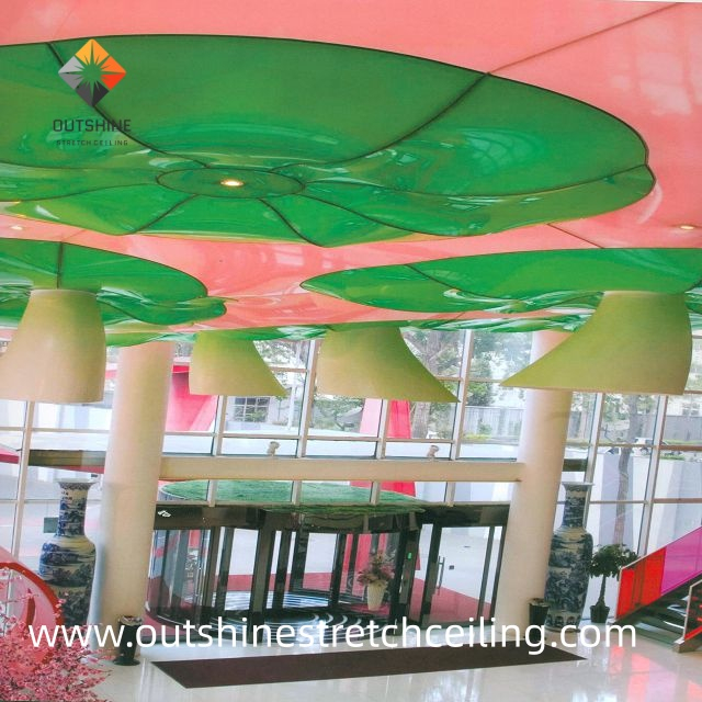 3D Framed Architectural Effect PVC Stretch Ceiling Art - Factory Direct Sales From Chinese Manufacturer.