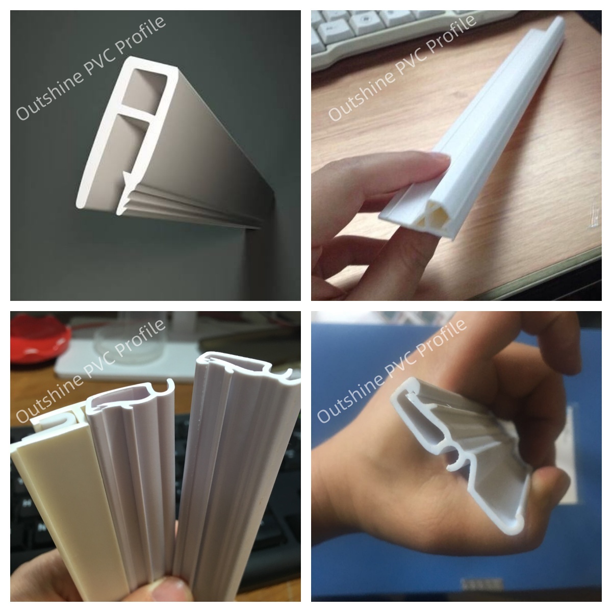 Outshine PVC profile for PVC stretch ceiling installations