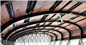 Chinese Factory Price Elegant Wooden Design PVC Stretch Ceilings Film | Warm & Modern Look