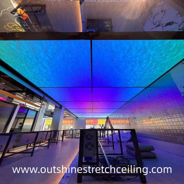 DuPont Tyverk Paper with RGBW LED Light Changing Advertising SEG Light Box Clothing Store, Showroom Design Custom Made Size From Chinese Manufacturer Outshine Brand