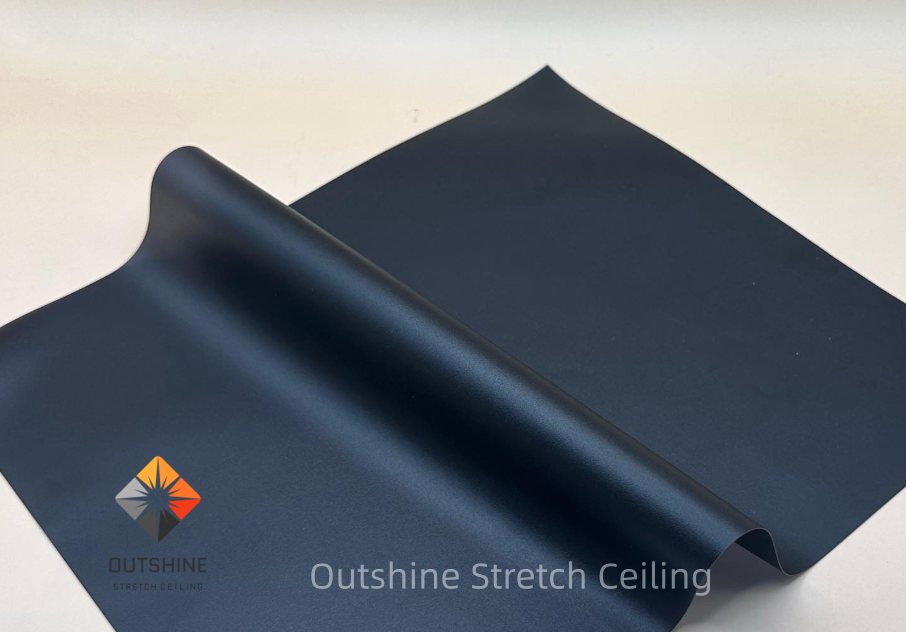 Black Matt and Black Satin Film Outshine stretch ceiling Outshine stretch ceiling film MSD rolls