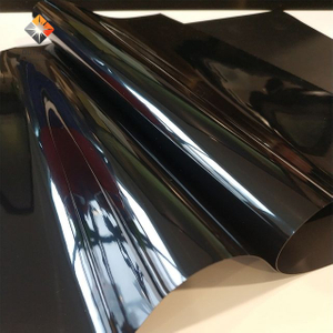 Ultra-Glossy Black Stretch Ceiling Film – DIY-Friendly & Noise-Reducing Max Width 5 Meter Chinese Manufacturer