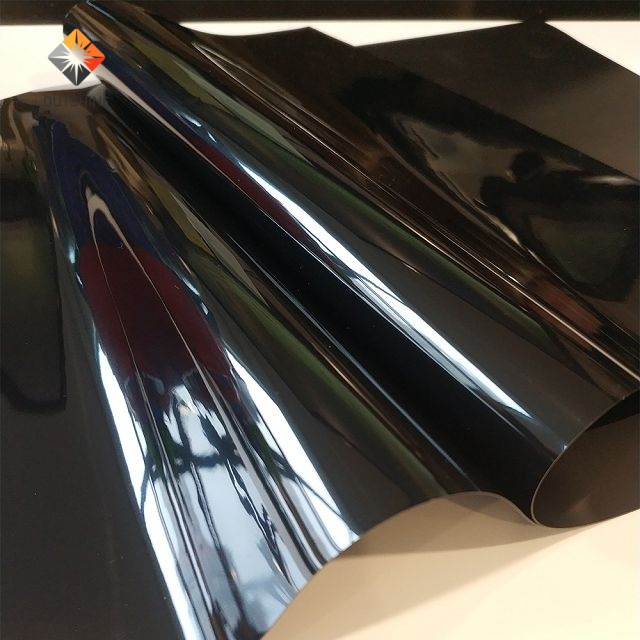 Ultra-Glossy Black Stretch Ceiling Film – DIY-Friendly & Noise-Reducing Max Width 5 Meter Chinese Manufacturer