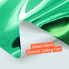 Modern Mirror Stretch Ceiling Kit - High Gloss Reflective Film for Living Room, Bedroom, Or Bathroom To Create Illusion of Space & Light 