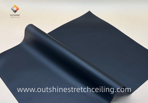 Newly Developed Black Translucent PVC Stretch Ceiling Film Roll Chinese Outshine Brand factory price 