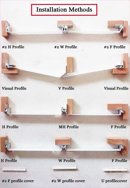 Premium Stretch Ceiling Aluminum Profile - Professional Installation System