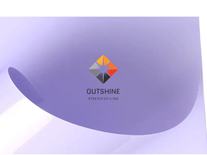 Stretch Ceiling Rolls Material Glossy Stretch Ceiling Purple Color Width 1.5M-5.0M OEM/ODM Chinese Manufacturer Outshine Brand Wholesale Price
