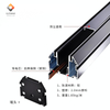 Modern Adjustable Magnetic Track Lighting System Spotlights And Rail Lights for Home And Commercial Area Workable for Stretch Ceiling System 