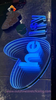 Abyss Letter Signage – 3D LED Illuminated Wall Art for Home, Game Room, Or Bar Decor Custom Neon Letter Sign for Wall Decor